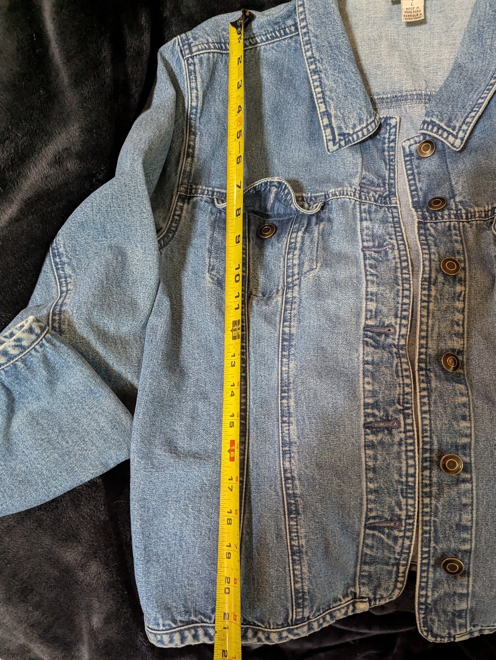 Talbots Light Blue Denim Jean Jacket - Picture 3 of 4